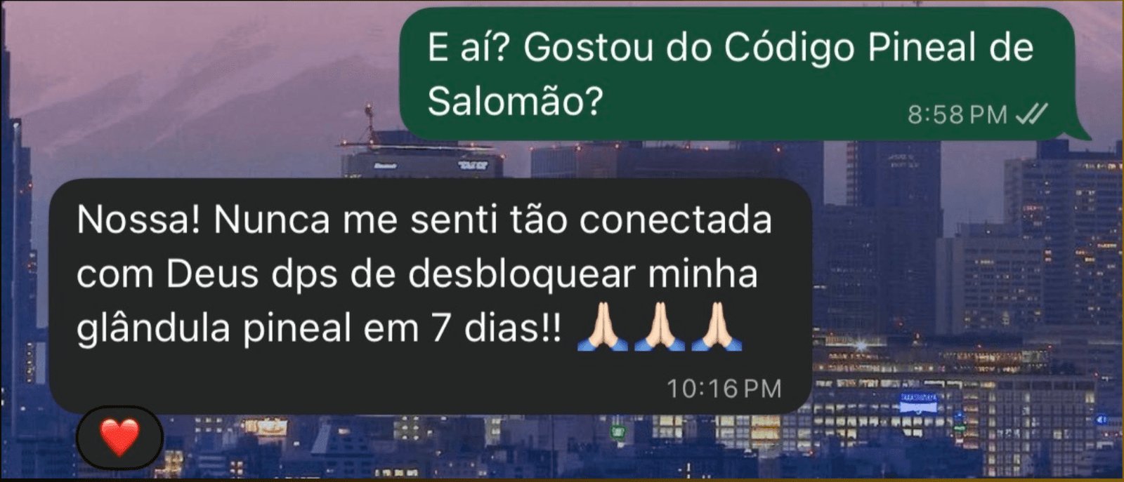 Depoimento WhatsApp 1